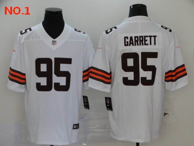 Men's Cleveland Browns #95 Myles Garrett Jerseys-12